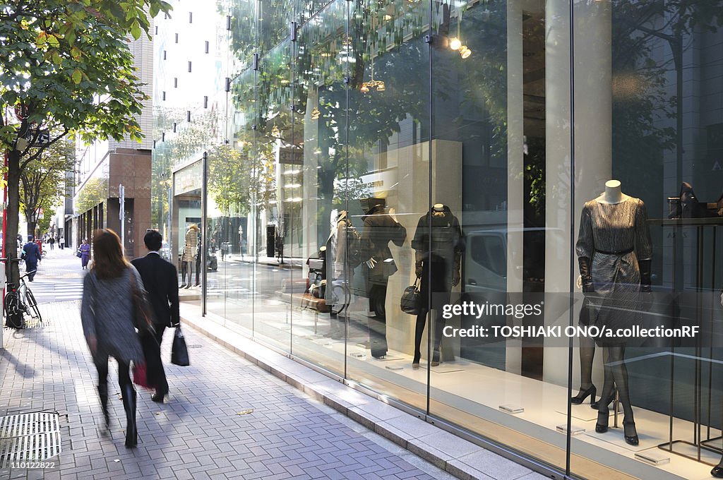 Window Display of Clothing Shop