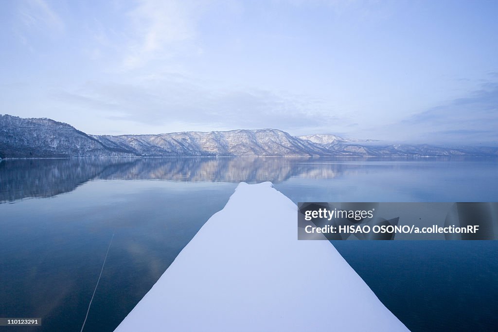 Towada Lake in Winter