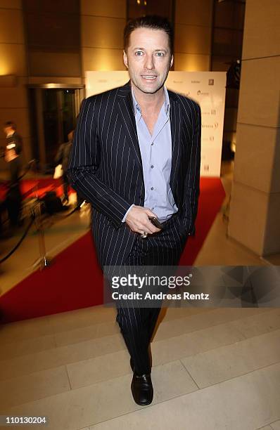 Bruno Eyron attends the 'Deutscher Hoerfilmpreis 2011' at the Atrium Deutsche Bank on March 15, 2011 in Berlin, Germany.