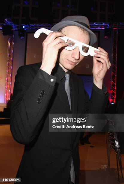 Director Dietrich Brueggemann attends the 'Deutscher Hoerfilmpreis 2011' at the Atrium Deutsche Bank on March 15, 2011 in Berlin, Germany.