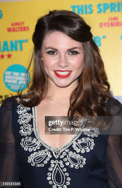 Alison Carroll attends the UK Film Premiere of Anuvahood at Empire Leicester Square on March 15, 2011 in London, England.