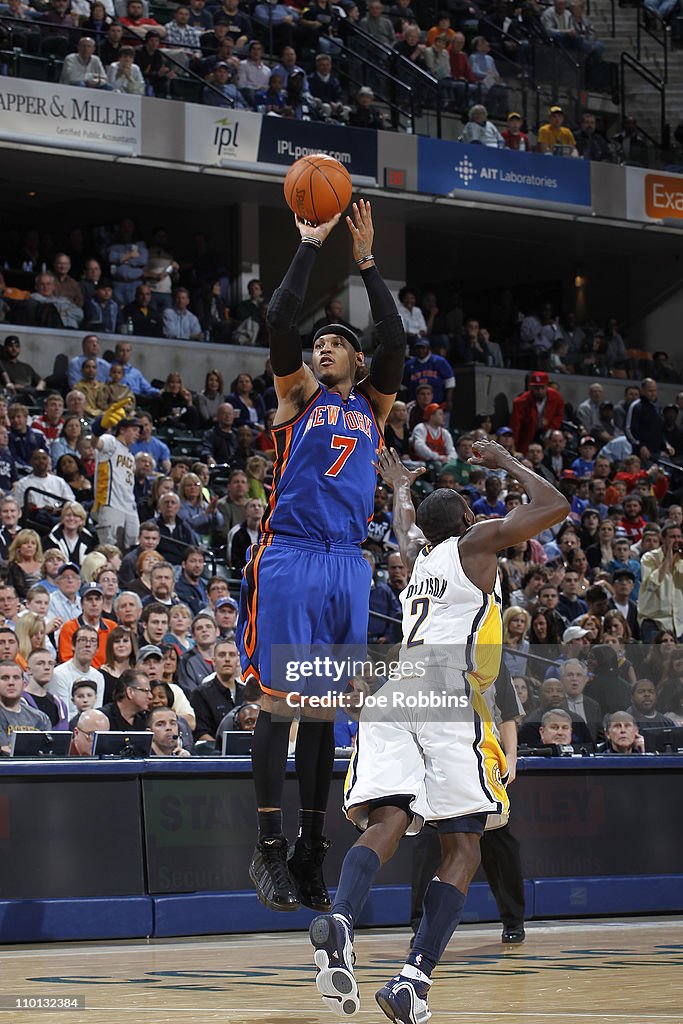 New York Knicks v Indiana Pacers