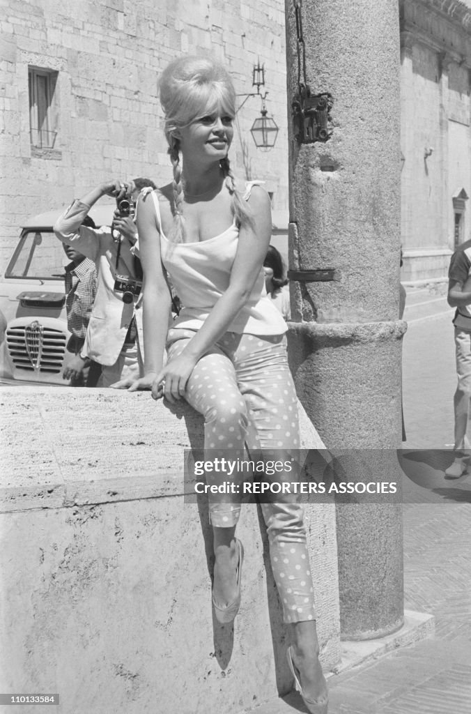 Brigitte Bardot in France on August 08, 1961.