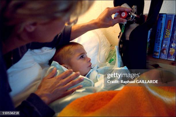 Gwilherm, victim of the very rare Stuve Wiedmann syndrome in Nice, France in May, 2001 - Without any warning, Gwilherm is a victim of sudden...