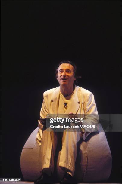 Alex Metayer at casino in Paris, France on December 12, 1985.