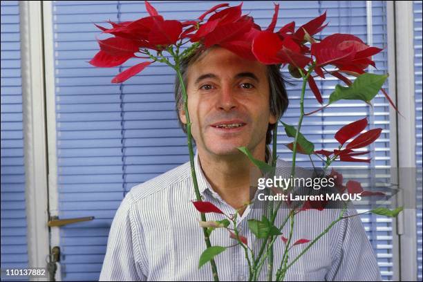 Close-up Alex Metayer in Paris, France on December 31, 1985.