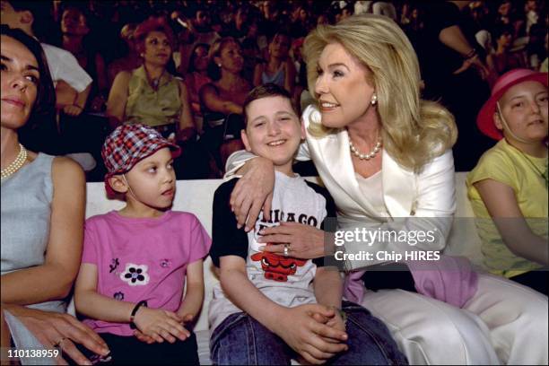 Jean Michel Jarre performs in Akropolis in Athens, Greece on June 20, 2001 - Mrs Marianna Vardinoyannis, a Greek billionaire is sponsoring the...