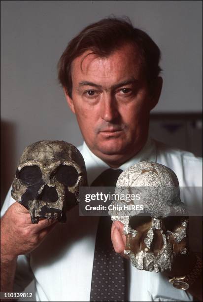 Dr Richard Leakey, Homo Erectus in Kenya in October,1985.