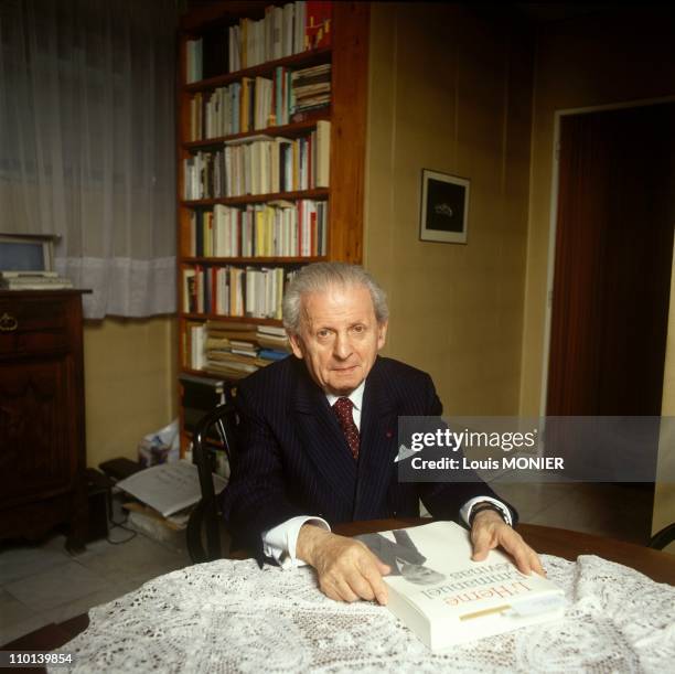 The writer Emmanuel Levinas in France on January 23, 1992.