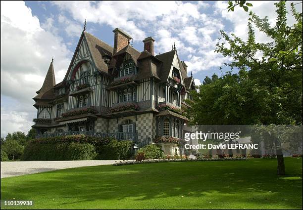 Deauville, the Paris of northern France: Strassburger villa in Deauville, France on August 22, 2001.
