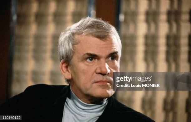 The writer Milan Kundera in France in June, 1981.