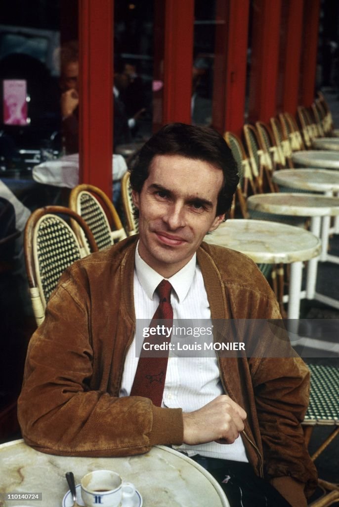 The writer Gilles Barbedette in Paris, France in October, 1987.