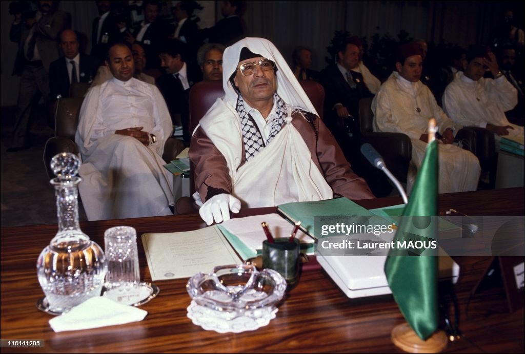 Arab Summit in Algiers, Algeria in June, 1988.