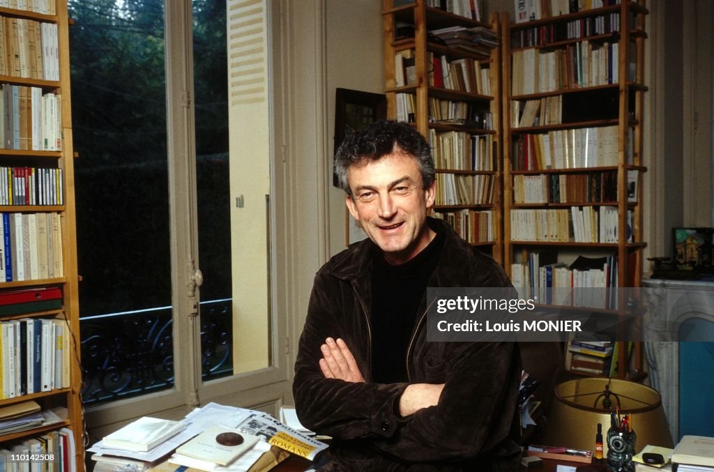 The writer Jean-Michel Maulpoix in France on February 05, 1998.