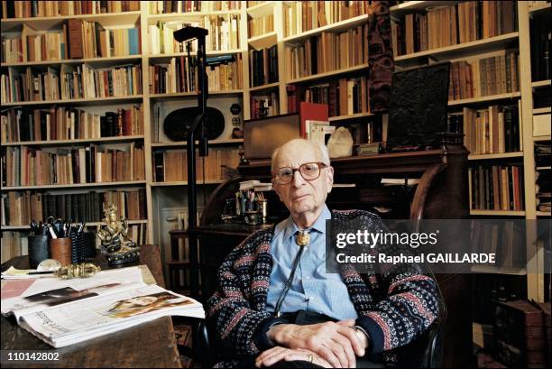 Claude Levi-Strauss in France on November 13, 1997.