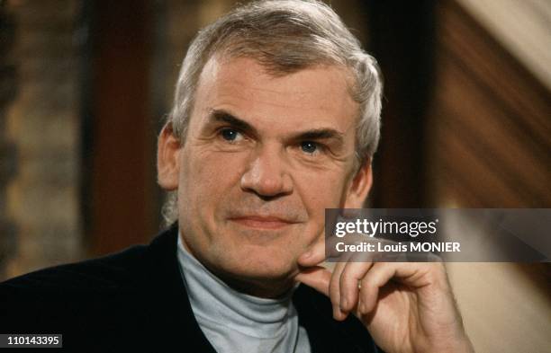 The writer Milan Kundera in France in June, 1981.