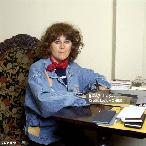 The writer Marie-Claire Blais in France in September, 1989.