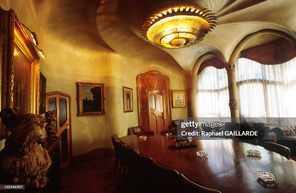 The 'Casa Battlo' of Gaudi on sale at Sotheby's in Barcelona, Spain in July, 1991.