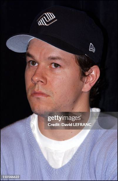 Mark Wahlberg and Alex Rodriguez announce campaign for new safer after-school programs in New York, United States on December 12, 2001 - Mark...