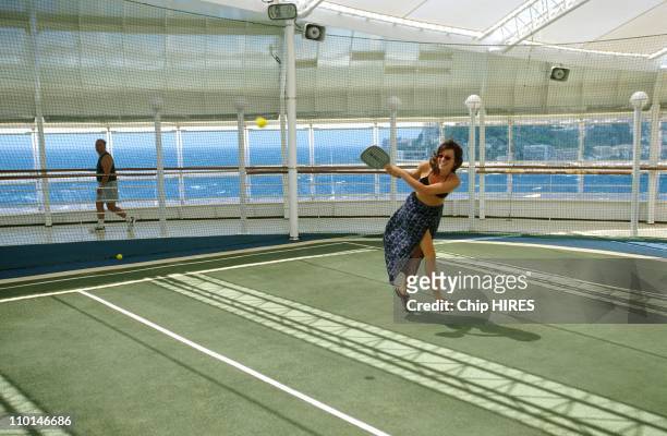 Cruise aboard the 'Grand Princess' in Monaco on June 05, 1998.