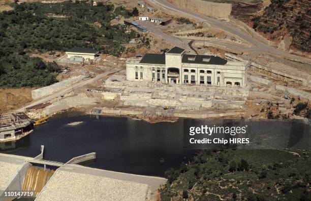 Summer palace of Saddam Hussein in Iraq on May 02, 1991.