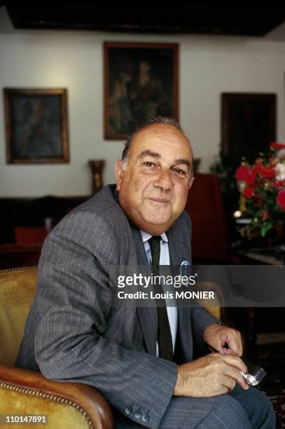 Georges Suffert, journalist in France in May, 1987.