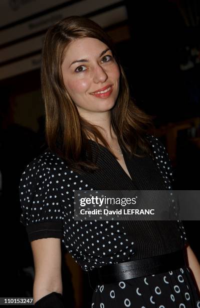 Sofia Coppola at the Museum of Modern Art for 'A Work in Progress: An evening with David Russell' in New York, United States on April 10, 2002 - A...