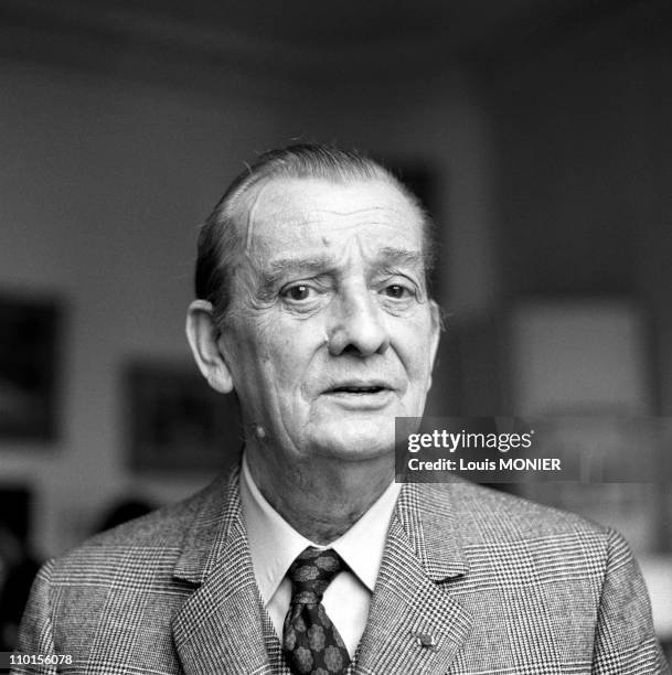 Marcel Pagnol, writer in France in 1970.