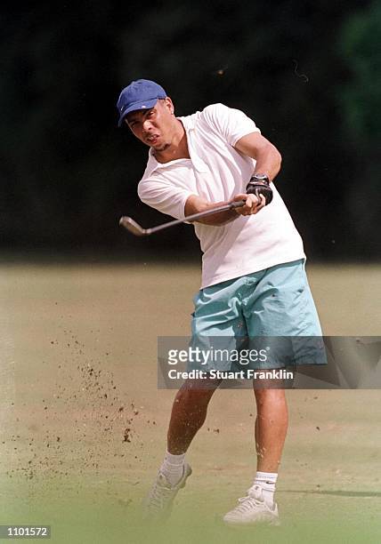 Brazilian international footballer Ronaldo in action during the pro-am for the Brazilian Open Golf Tournament in Sao Paolo, Brazil. Mandatory Credit:...