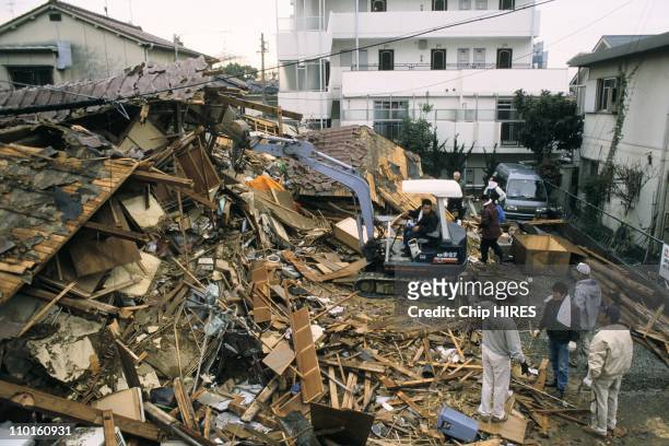Earthquake in Kobe, Japan in January, 1995.