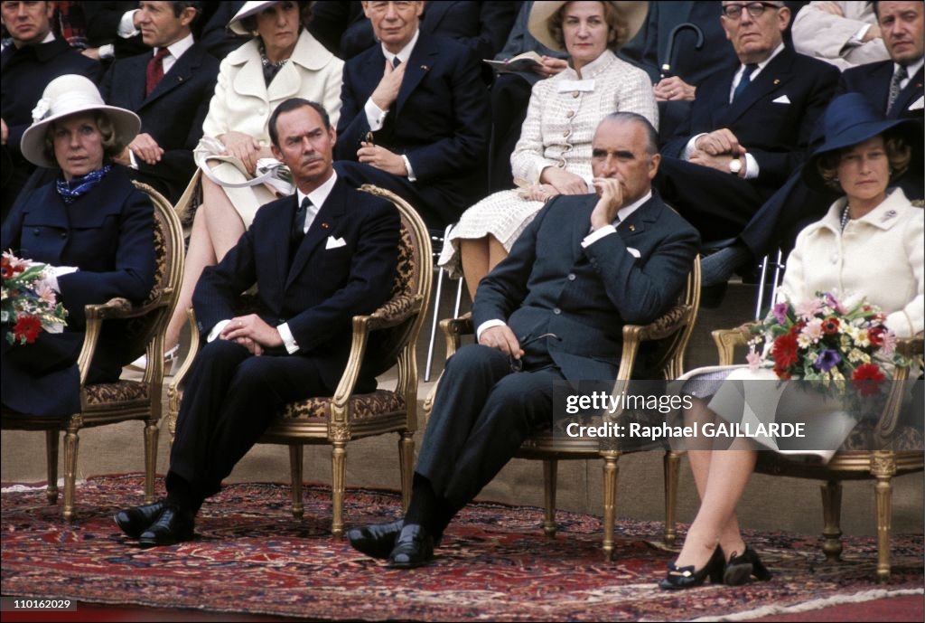 Georgers Pompidou in Luxembourg city, Luxembourg on January 01, 1972.