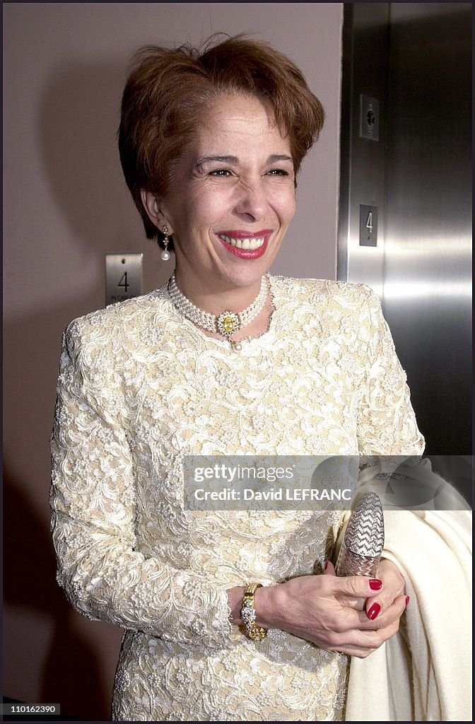 Millenium peace prize women in New York, United States on March 08, 2001.