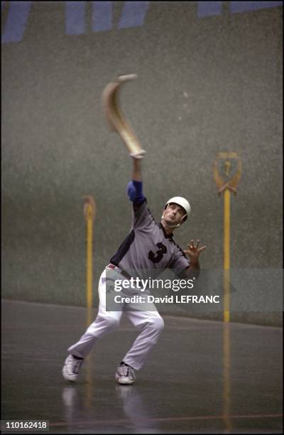 Jai Alai: the speediest sport ball in the world in Miami, United States on February 19, 2001.