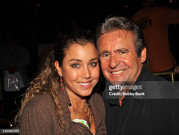 Musician Davy Jones and wife Jessica Pacheco attends the Chiller Theatre Expo at the Hilton Parsippany on October 31, 2009 in Parsippany, New Jersey.
