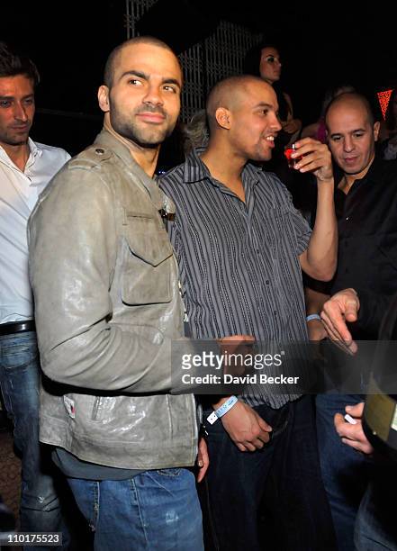 Player Tony Parker attends the Baller's Ball at the Lavo Nightclub at The Palazzo on February 19, 2011 in Las Vegas, Nevada.