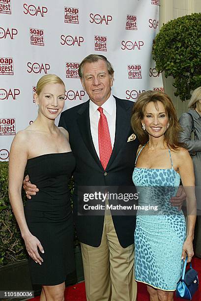 Susan Lucci, daughter Liza Huber and husband Helmut Huber