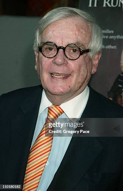 Dominick Dunne during It Runs In The Family New York Premiere at Loews Lincoln Square in New York, New York, United States.