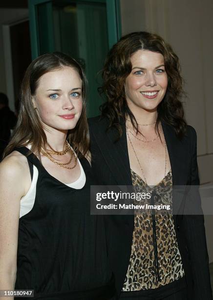 Alexis Bledel, Lauren Graham during ACADEMY OF TELEVISION ARTS & SCIENCES presents Behind the Scenes of "Gilmore Girls" at Leonard H. Goldenson...