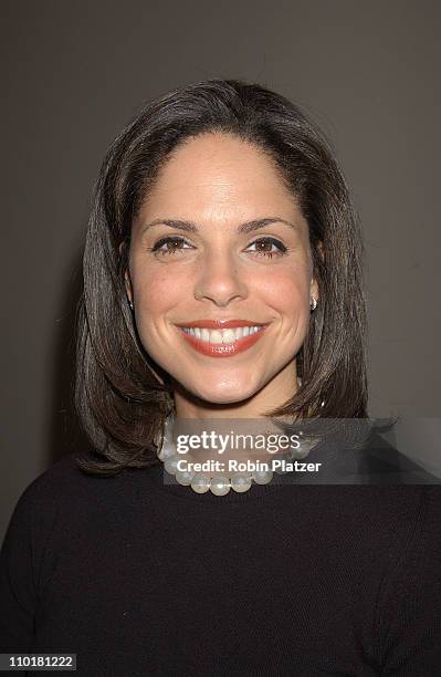 Soledad O'Brien of nbc the Today Show during Book Party for Kelly Ripa's New Book "I Love You,Mom" at The Fashion Group International in New York...