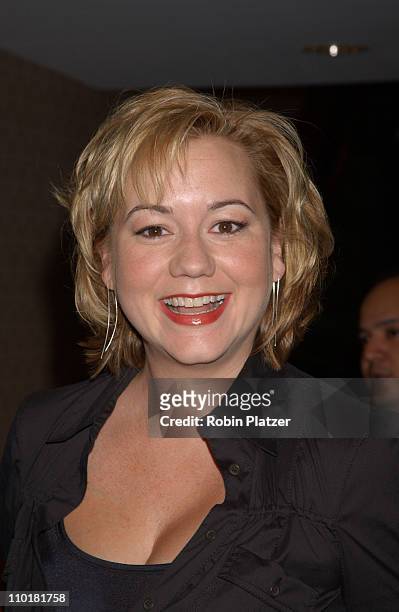 Megyn Price during WB Television Network 2003 2004 Upfront Presentation at Sheraton Hotel in New York, NY, United States.