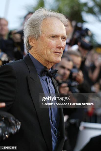 Clint Eastwood during 2003 Cannes Film Festival -"Mystic River" Premiere at Palais des Festivals in Cannes, France.