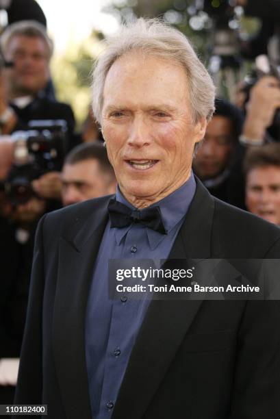 Clint Eastwood during 2003 Cannes Film Festival -"Mystic River" Premiere at Palais des Festivals in Cannes, France.