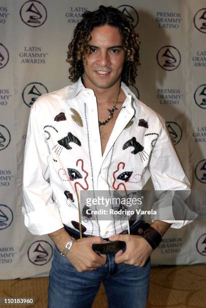 David Bisbal during The 4th Latin GRAMMY Nominee Press Conference - Green Room at The Mandarin Oriental Hotel in Miami, Florida, United States.