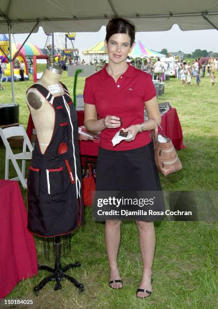 Jules Asner during Super Saturday 6 for The Ovarian Cancer Research Fund at The Betty Crocker Sweet Tent at Nova's Ark Project in Water Mill, New...