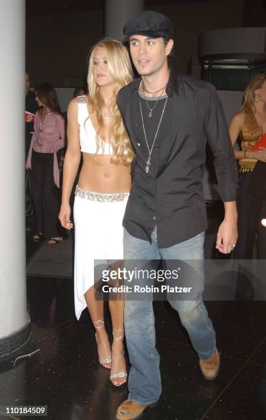 Anna Kournikova and Enrique Iglesias during "Once Upon A Time In Mexico" New York Premiere at Loews Lincoln Square in New York City, New York, United...