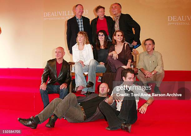 The Jury of the 29th American Film Festival of Deauville: Roman Polanski, Sir Ben Kingsley, Ludivine Sagnier, Anne Parillaud, Claudia Cardinale,...