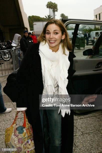 Claire Keim during 2004 NRJ Music Awards - Rehearsal Arrivals at Palais des Festivals in Cannes, France.