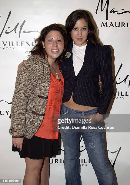 Alice Roi and Vanessa Carlton during Mercedes-Benz Fashion Week Spring 2004 - Alice Roi - Backstage at Maurice Villency Studio in New York City, New...