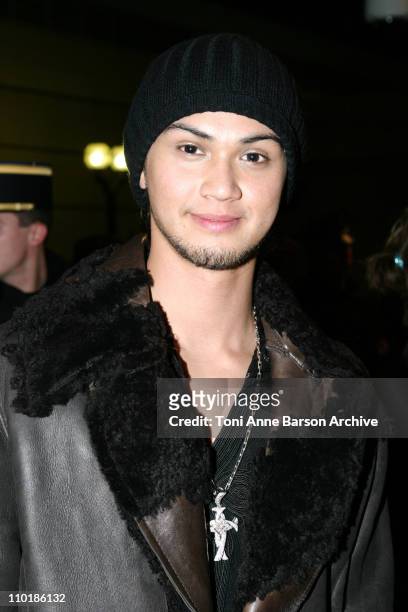 Billy Crawford during 2004 NRJ Music Awards - Back Exit / After Show Departure at Palais des Festivals in Cannes, France.