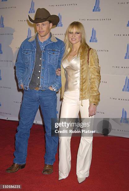 Ty Murray and Jewel during Grand Opening Celebration of Time Warner Center at Time Warner Center in New York City, New York, United States.